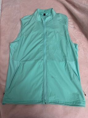 lululemon Mint Aqua Half-Zip Performance Top